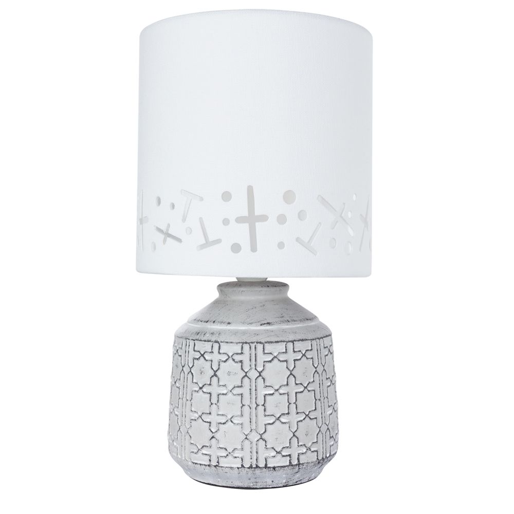 

Настольная лампа Arte Lamp Bunda A4007LT-1GY, Белый, A4007LT-1GY Bunda