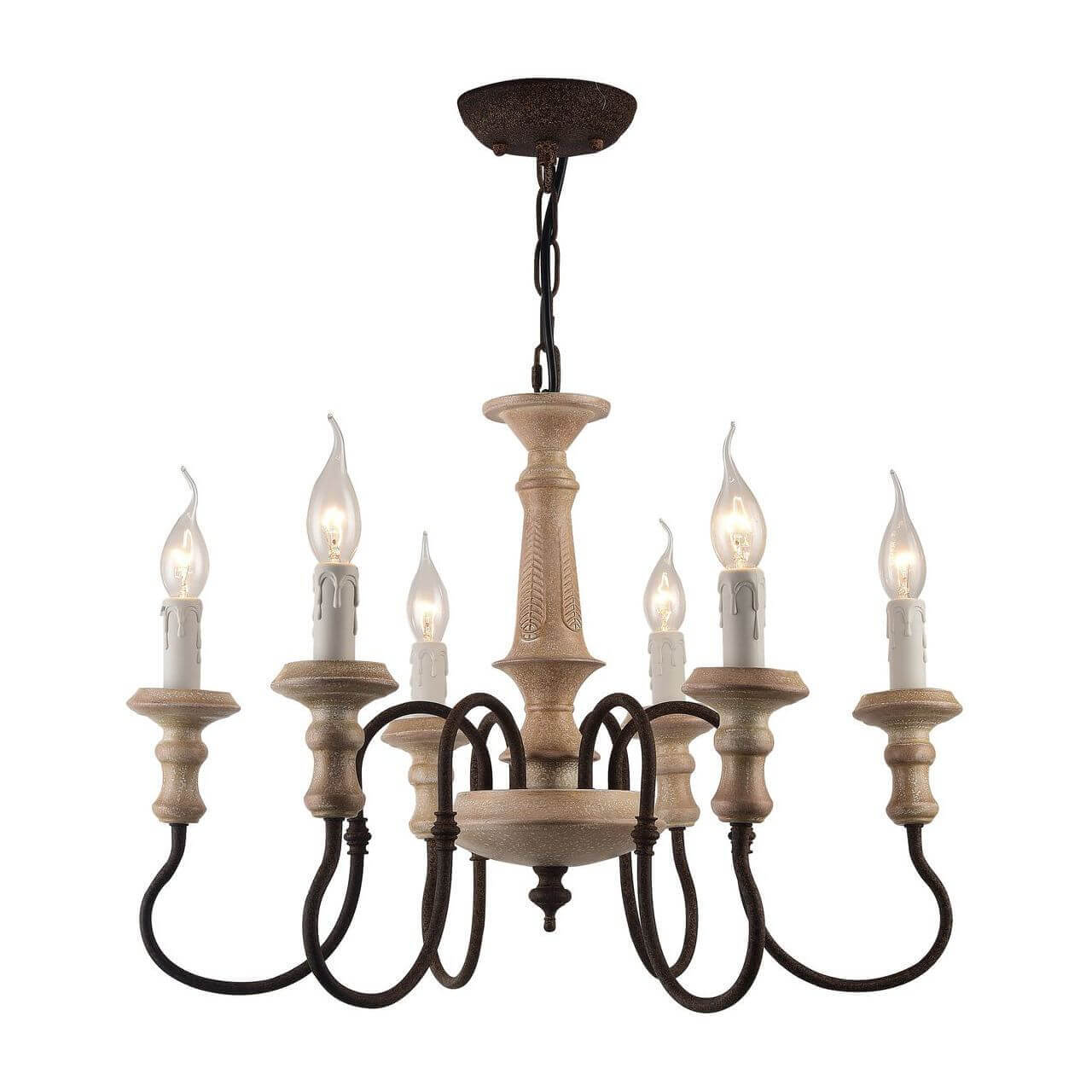 

Подвесная люстра Arte Lamp A1700LM-6BR, Коричневый, A1700LM-6BR 1700