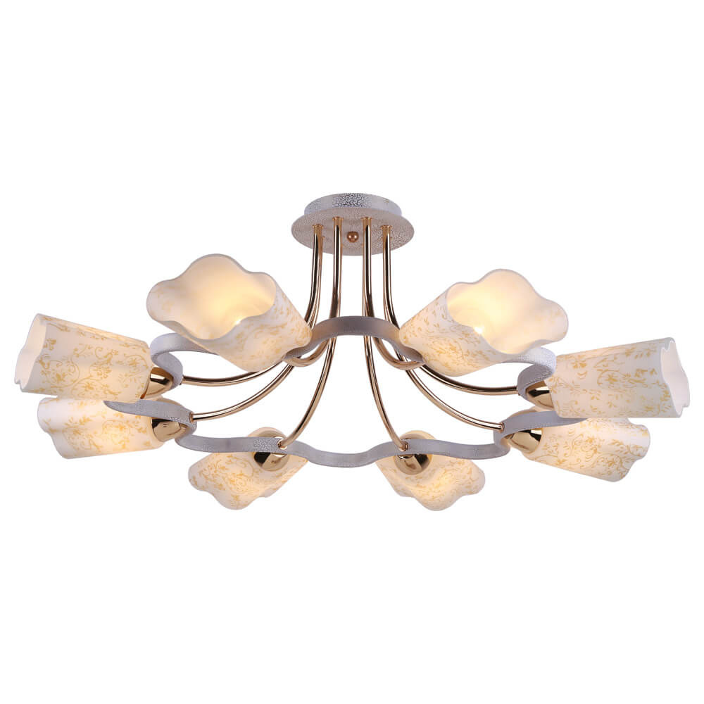 

Потолочная люстра Arte Lamp Romola A8182PL-8WG