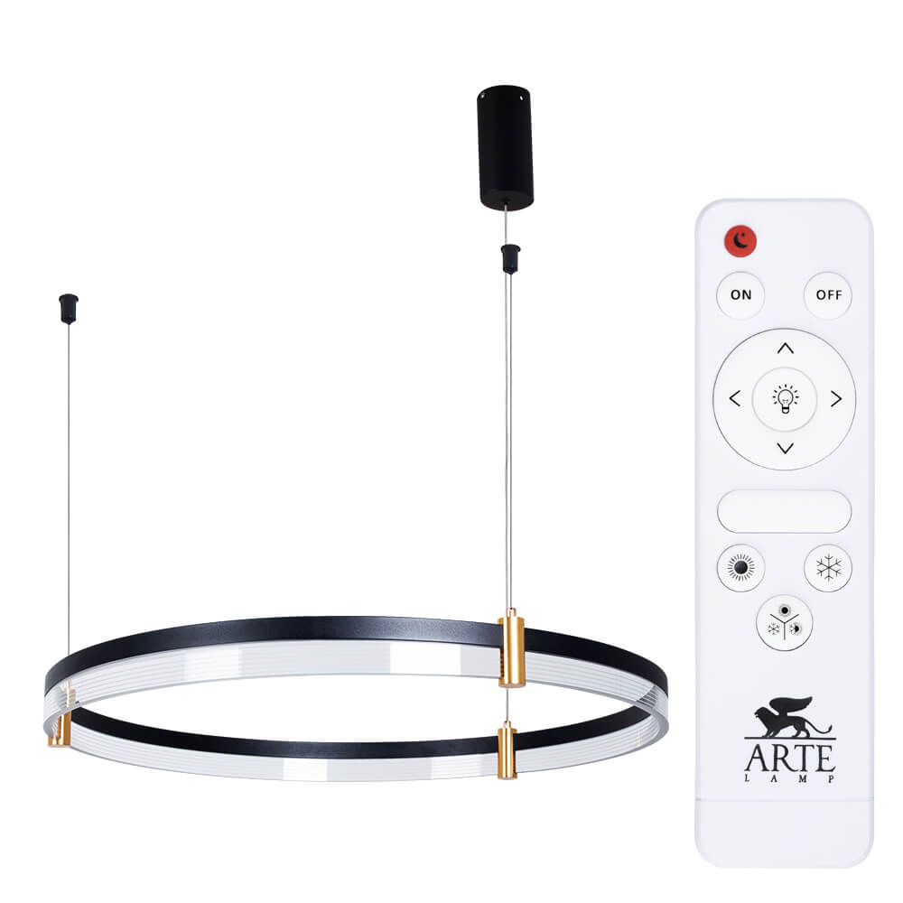 

Подвесной светодиодный светильник Arte Lamp Mercury A2184SP-1BK, Черный, A2184SP-1BK Mercury