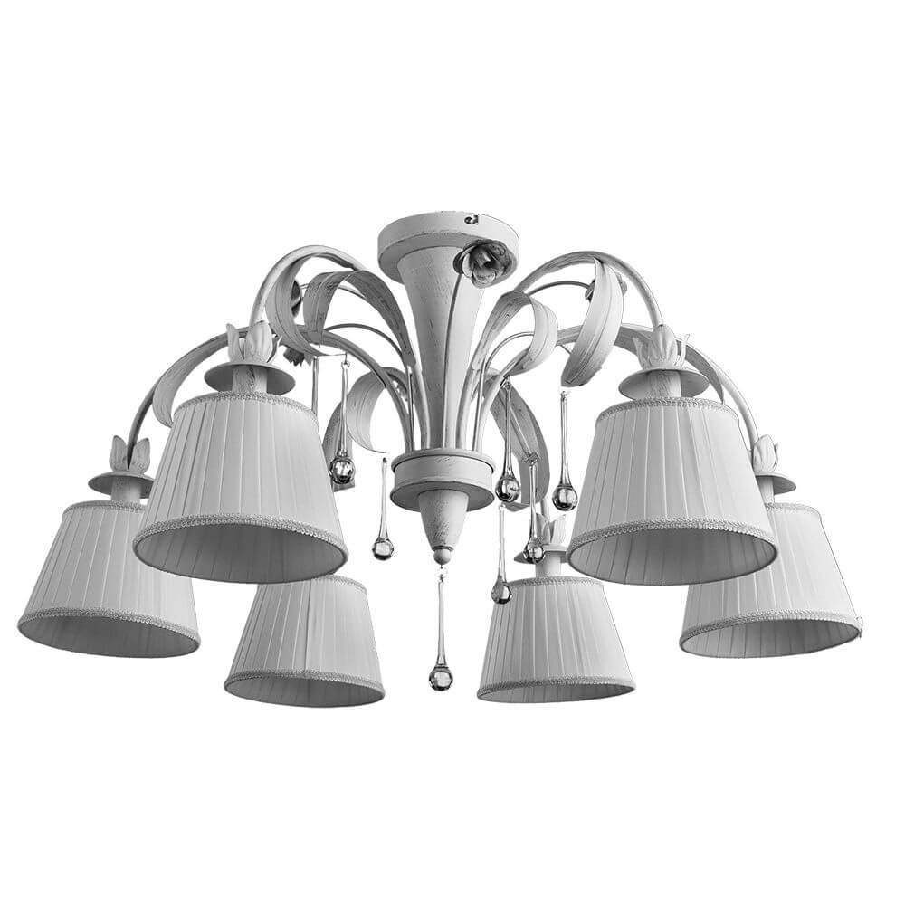 

Люстра Arte Lamp, Белый, A8100PL-6WG Borgia