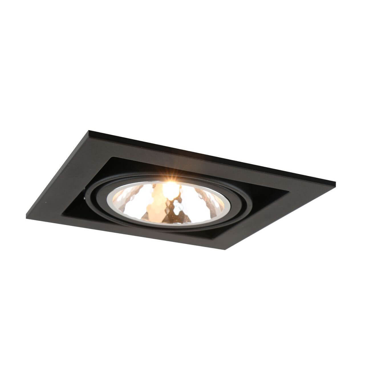 

Встраиваемый светильник Arte Lamp Cardani Semplice A5949PL-1BK, Черный, A5949PL-1BK Cardani Semplice BK