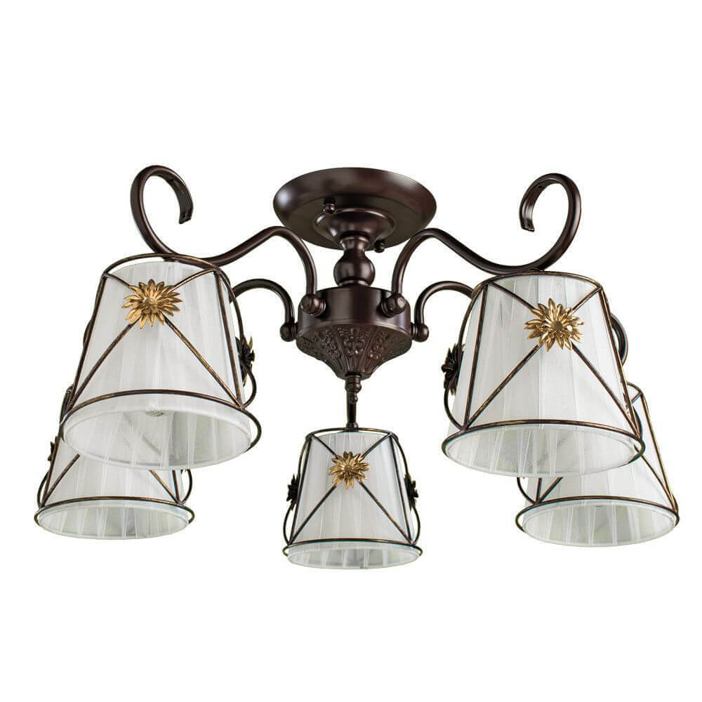 

Люстра Arte Lamp, Белый, A5495PL-5BR 72 Brown