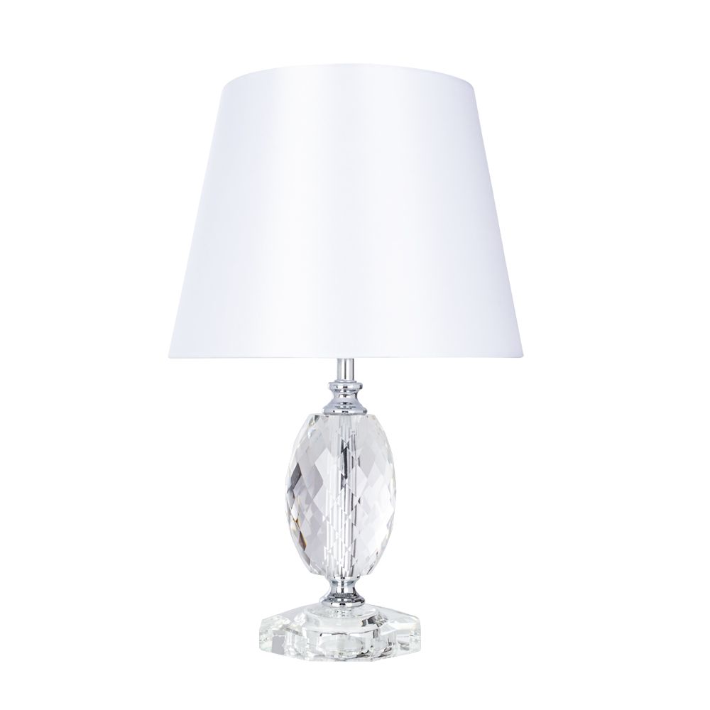 

Настольная лампа Arte Lamp Azalia A4019LT-1CC, Белый, A4019LT-1CC Azalia