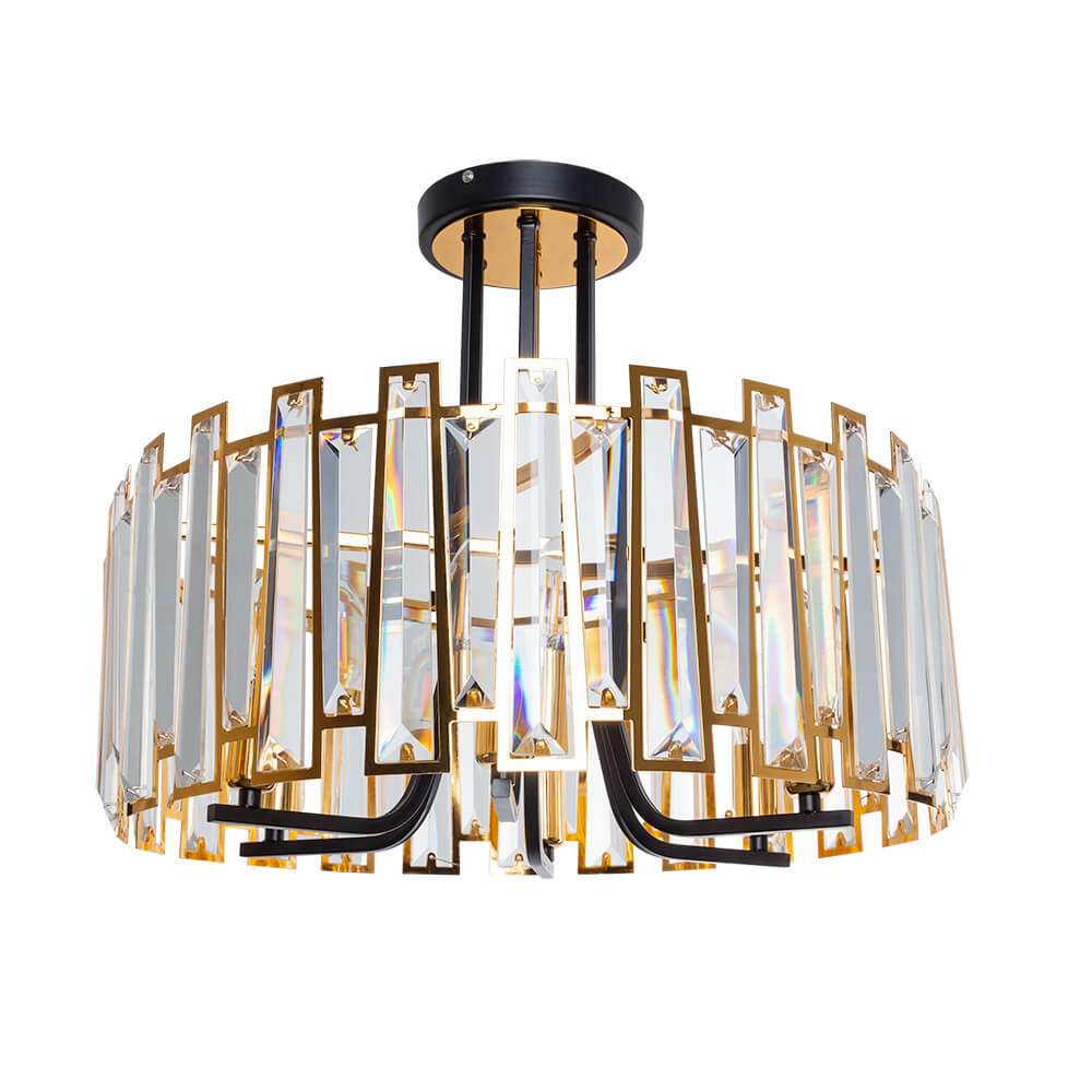 

Потолочная люстра Arte Lamp Amber A1028PL-6BK, Золотой, A1028PL-6BK Amber