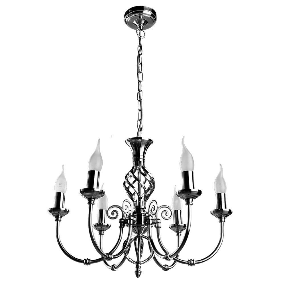 

Подвесная люстра Arte Lamp Zanzibar A8392LM-6SS, Серебро, A8392LM-6SS Zanzibar