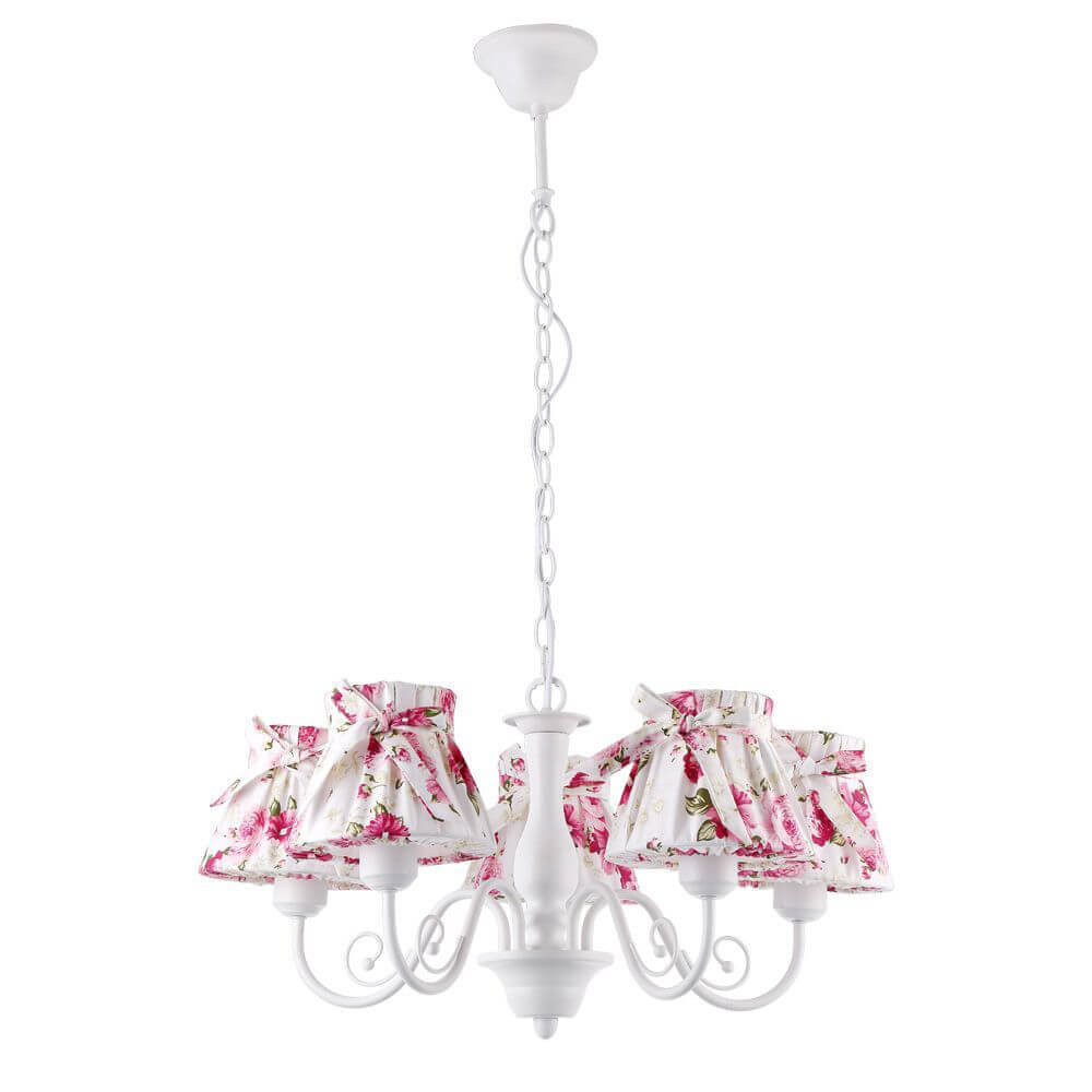

Подвесная люстра Arte Lamp A7021LM-5WH, Белый, A7021LM-5WH 7021