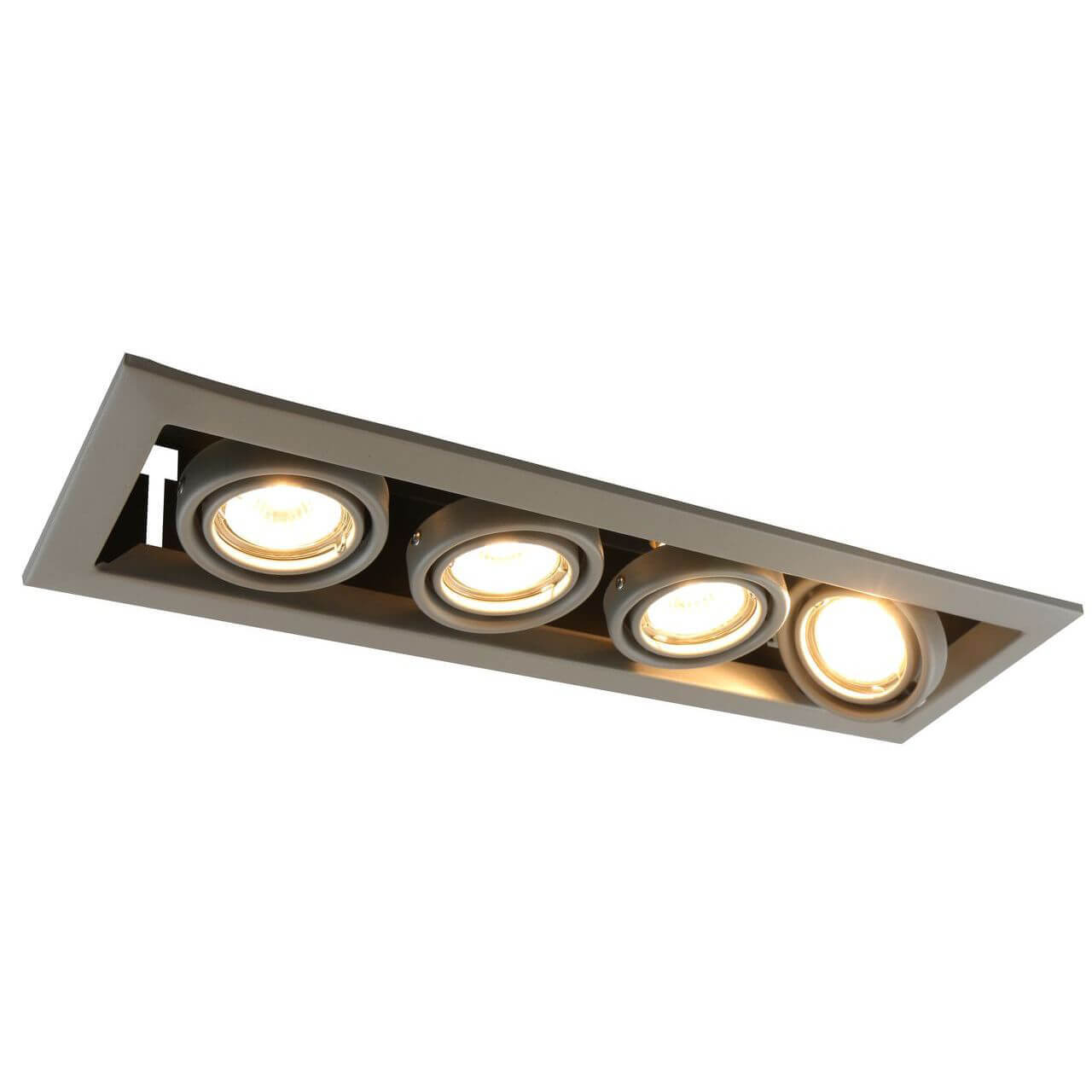 

Встраиваемый светильник Arte Lamp Cardani Piccolo A5941PL-4GY, Серый, A5941PL-4GY Cardani Piccolo GY