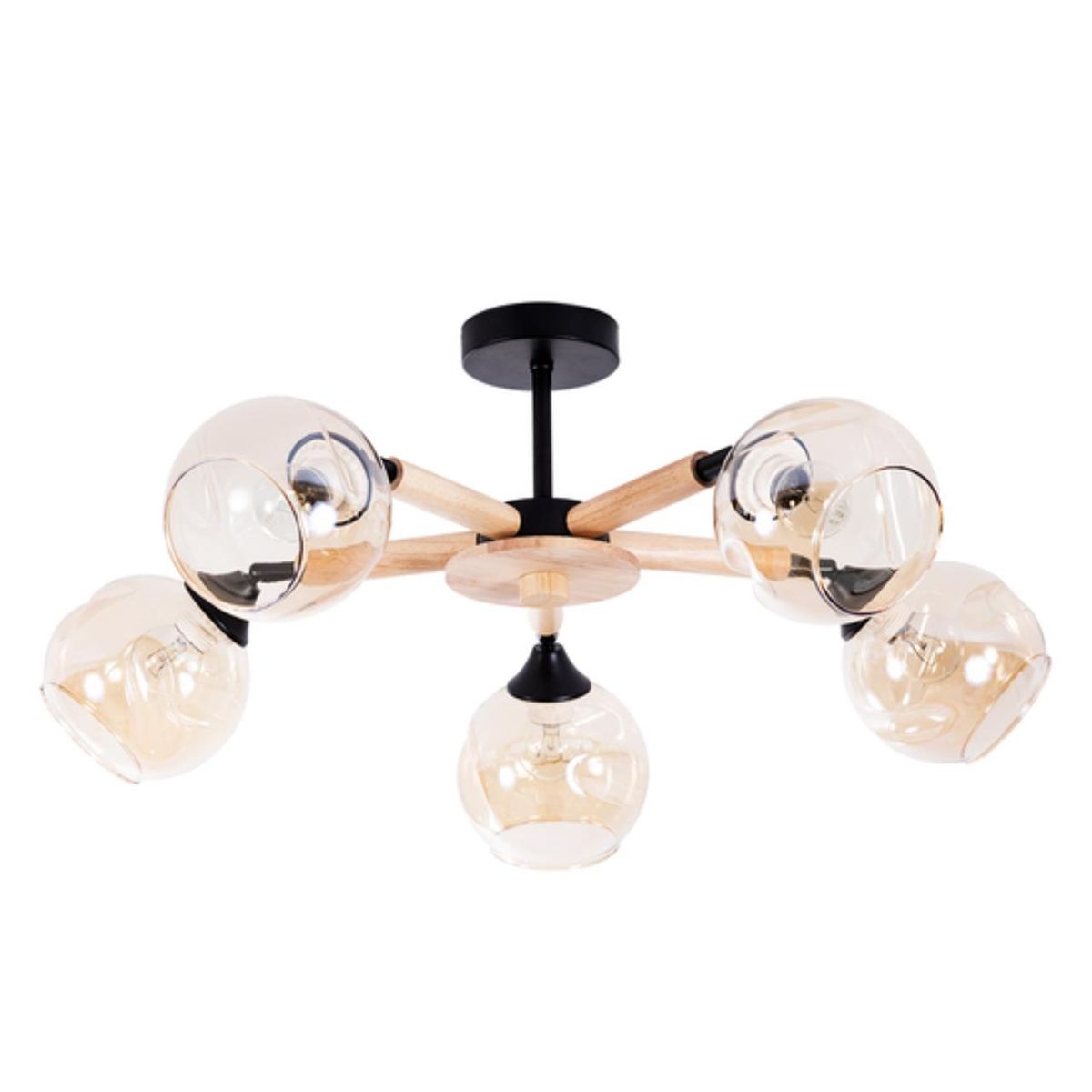 

Потолочная люстра Arte Lamp Branson A4370PL-5BR, Янтарный, A4370PL-5BR Branson