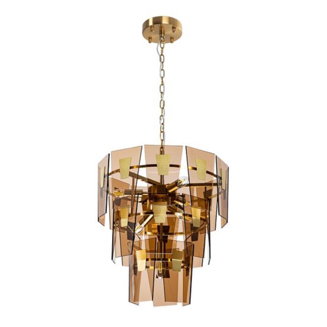 

Подвесная люстра Arte Lamp Sophia A4066LM-6PB, Янтарный, A4066LM-6PB Sophia