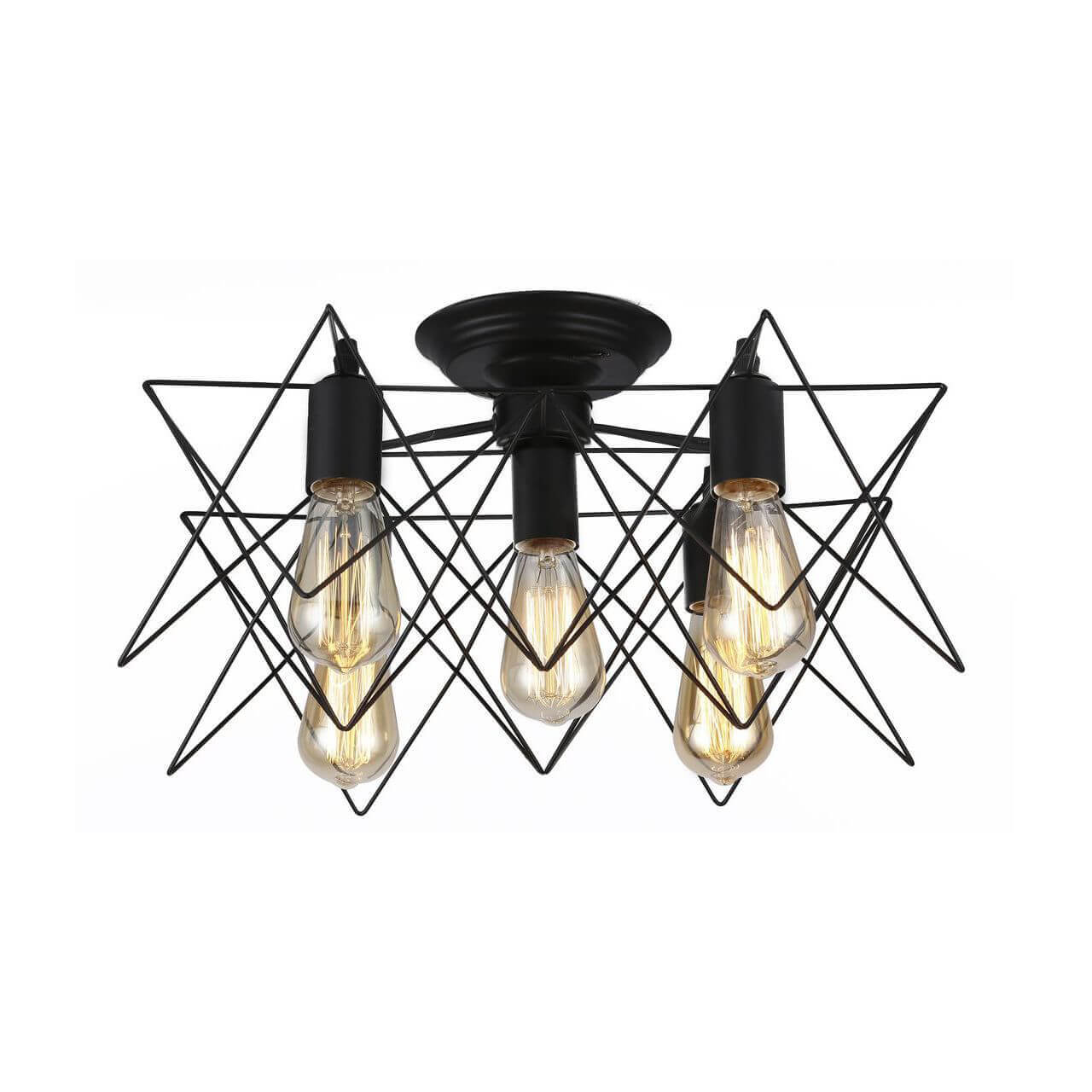

Потолочная люстра Arte Lamp A6048PL-5BK, Черный, A6048PL-5BK 6048