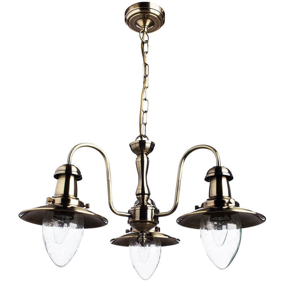 

Люстра Arte Lamp, Бронза, A5518LM-3AB Fisherman Bronze