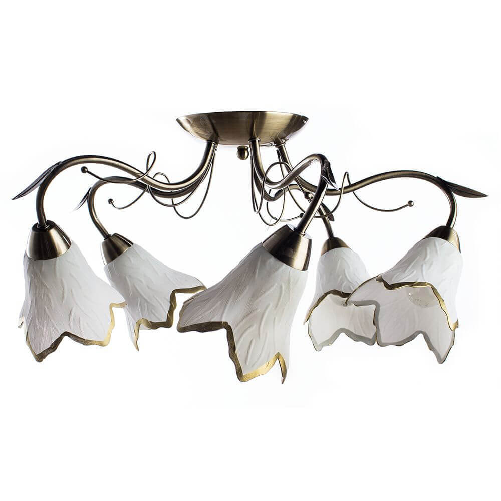 

Потолочная люстра Arte Lamp Barbara A6066PL-5AB, Белый, A6066PL-5AB Barbara