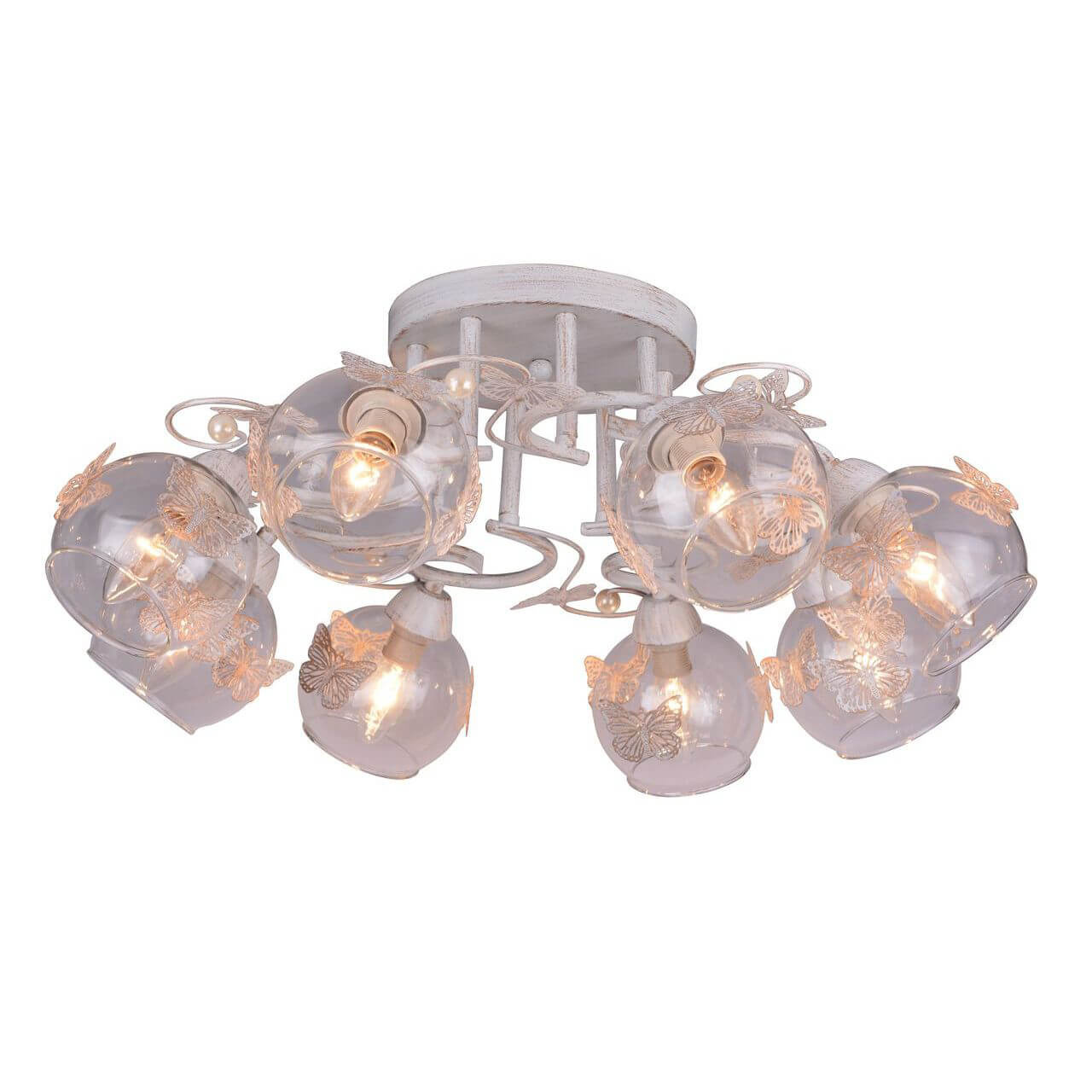 

Потолочная люстра Arte Lamp Alessandra A5004PL-8WG