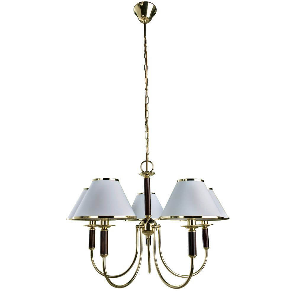 

Подвесная люстра Arte Lamp Catrin A3545LM-5GO, Белый, A3545LM-5GO Catrin