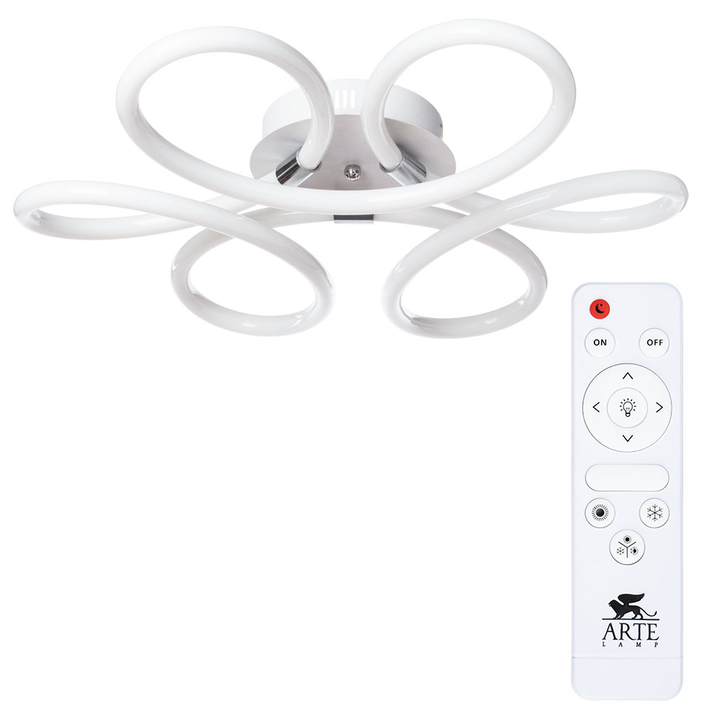 

Потолочный светодиодный светильник Arte Lamp Daniel A1439PL-60CC, Белый, A1439PL-60CC Daniel