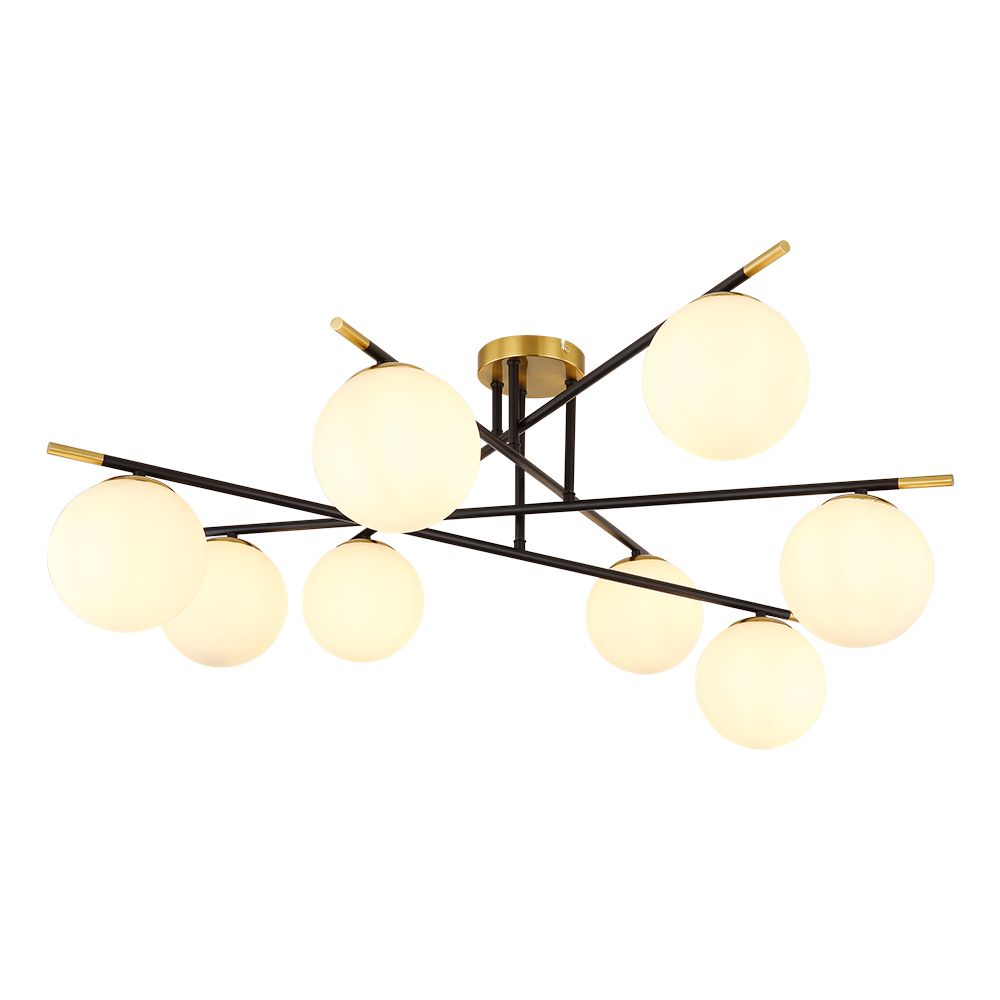 

Потолочная люстра Arte Lamp Alcor A2224PL-8BK, Белый, A2224PL-8BK Alcor