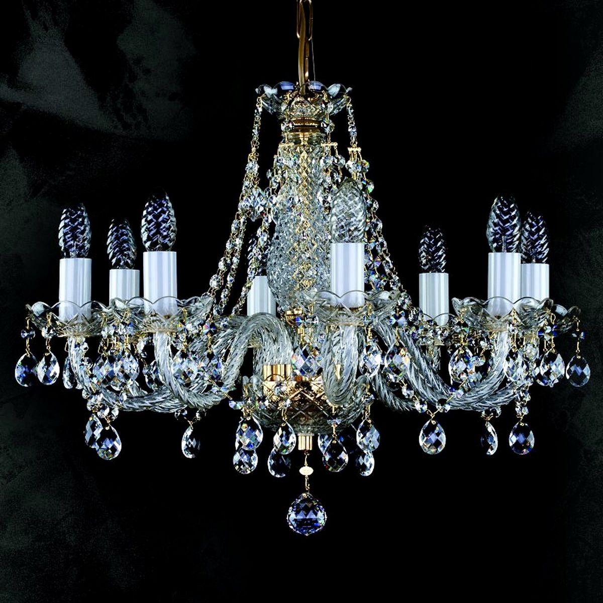

Подвесная люстра Artglass Magda VIII. Full Cut CE, Латунь, Magda VIII. Full Cut CE Magda