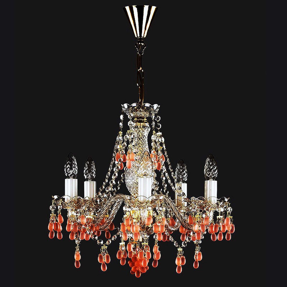 

Подвесная люстра Artglass Rosana V. VIno Rozalin, Красный, Rosana V. VIno Rozalin Rosana