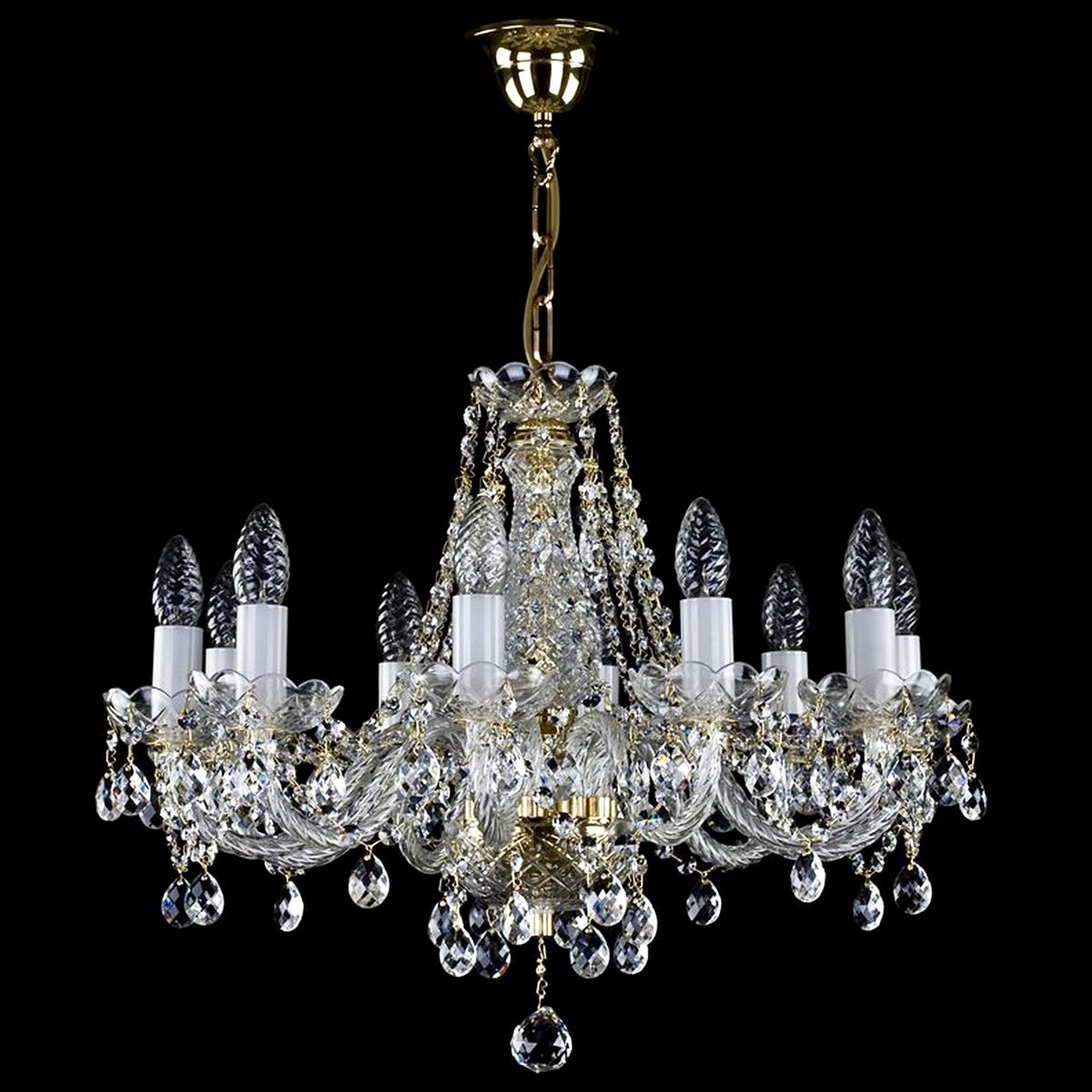 

Подвесная люстра Artglass Magda X. Full Cut CE, Латунь, Magda X. Full Cut CE Magda