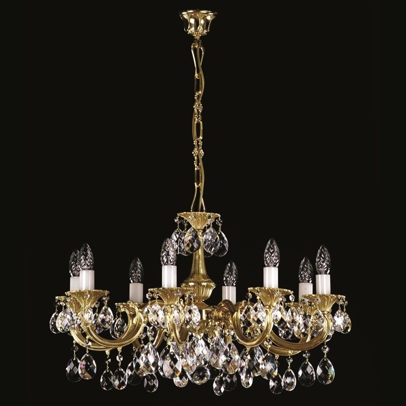 

Подвесная люстра Artglass Alice VIII. Polished CE, Латунь, Alice VIII. Polished CE Alice