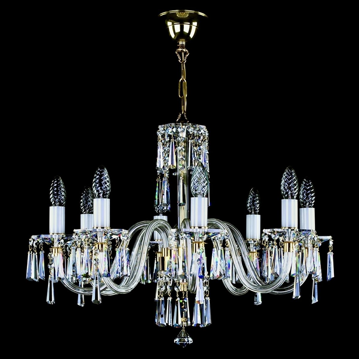 

Подвесная люстра Artglass Ingeborg VIII. CE, Латунь, Ingeborg VIII. CE Ingeborg