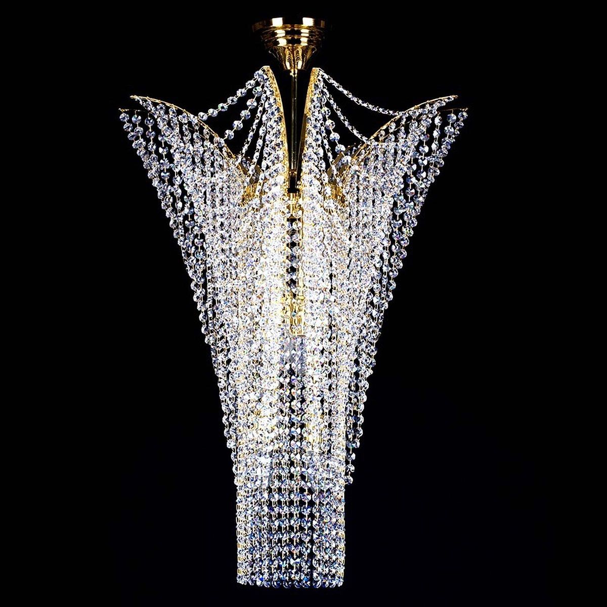 

Подвесная люстра Artglass Melanie Dia 550X700 CE, Латунь, Melanie Dia 550X700 CE Melanie