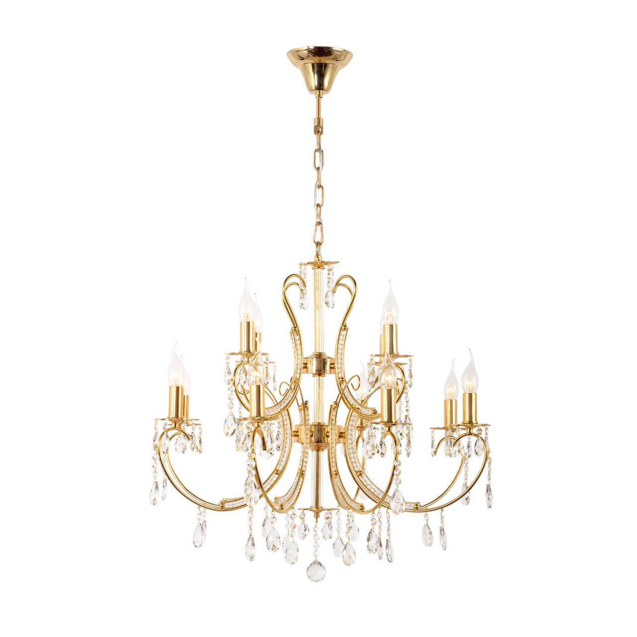 

Подвесная люстра Arti Lampadari Romano E 1.1.12.600 G, Золотой, Romano E 1.1.12.600 G Romano Gold