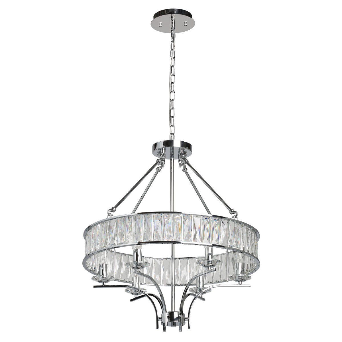 

Подвесная люстра Chiaro Джанетта 435011306, Хром, 435011306 Джанетта