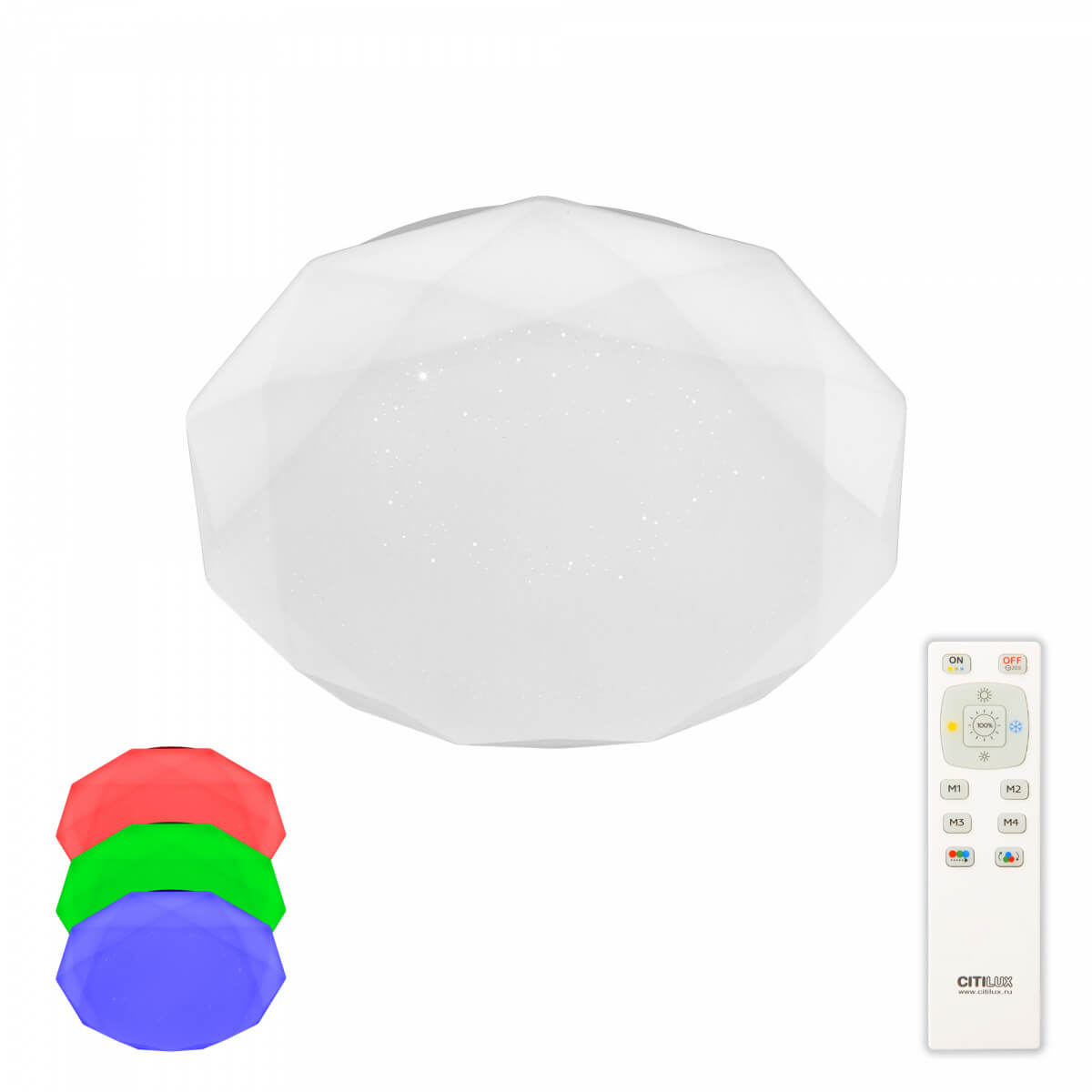 

Потолочный светодиодный светильник Citilux Астрон CL733900G, Белый, CL733900G Астрон