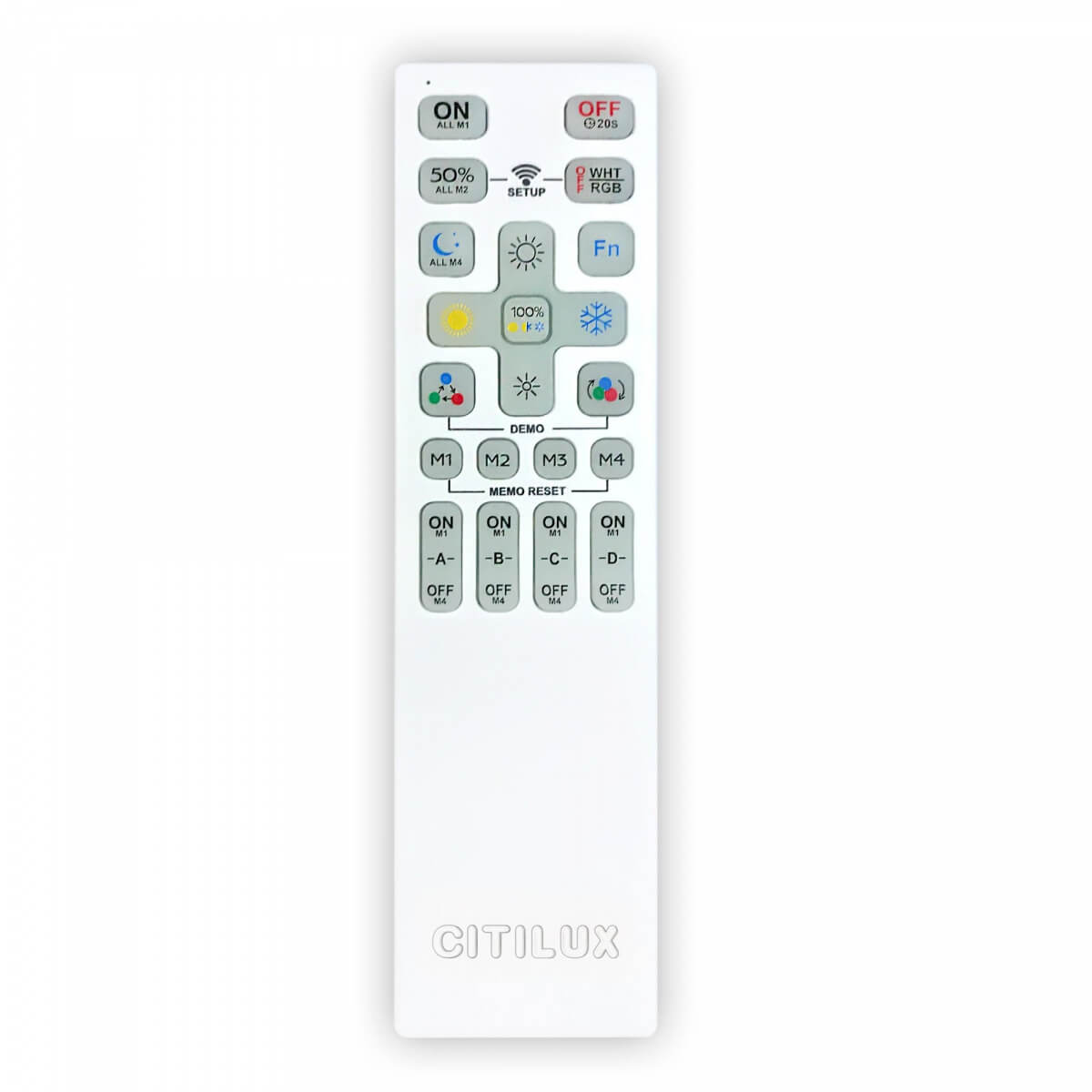 

Пульт ДУ Citilux четырехканальный CLR5G Remote, Белый, CLR5G Remote CLR5G