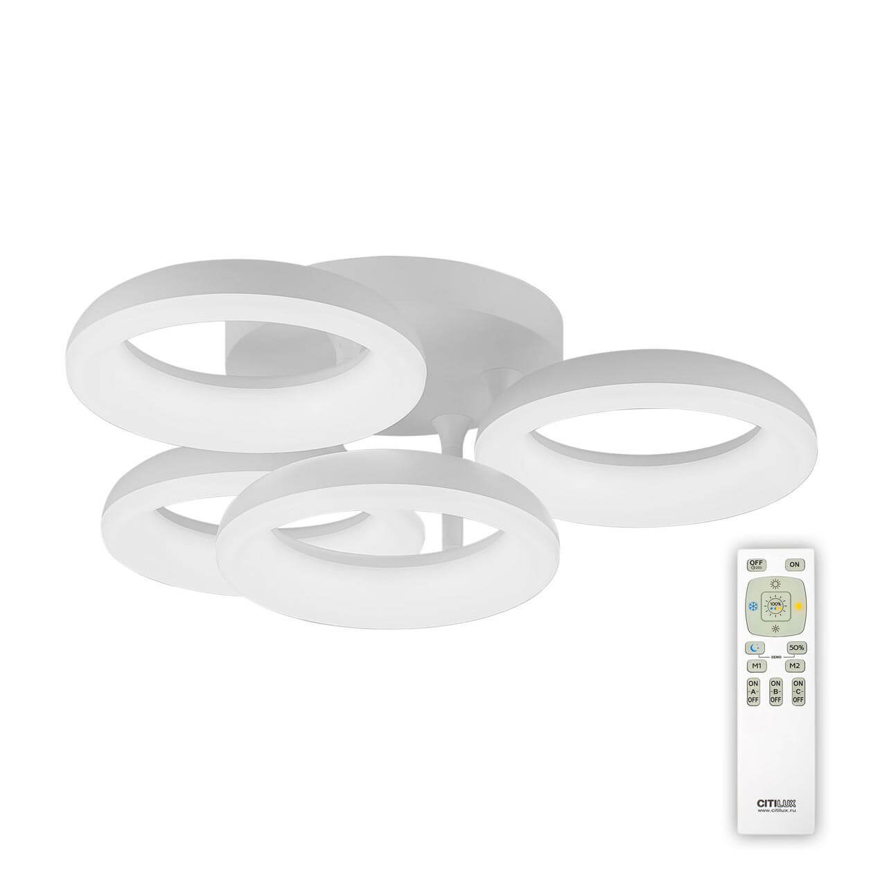 

Люстра Citilux, Белый, CL225140R Паркер