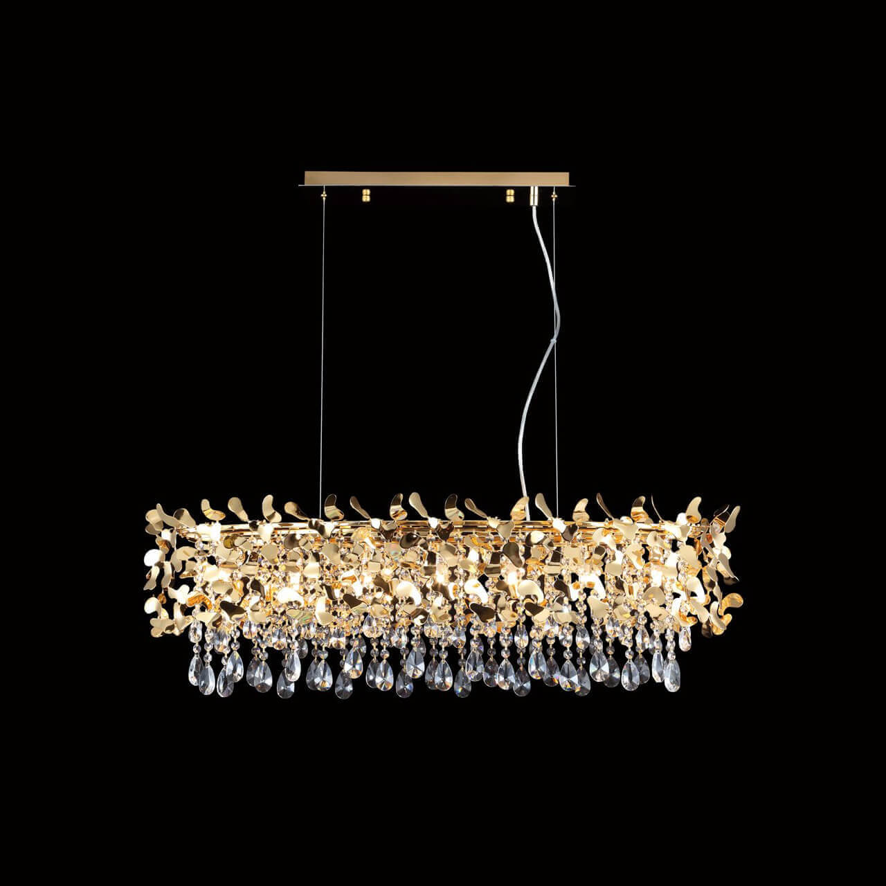 

Подвесная люстра Crystal Lux Romeo SP8 Gold L1000, Золотой, Romeo SP8 Gold L1000 Romeo