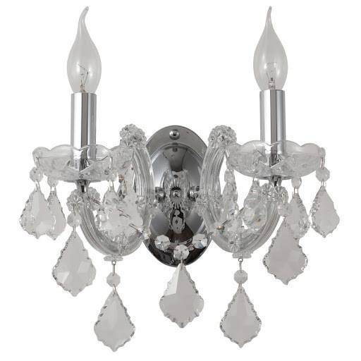 

Бра Crystal Lux Ines AP2 White