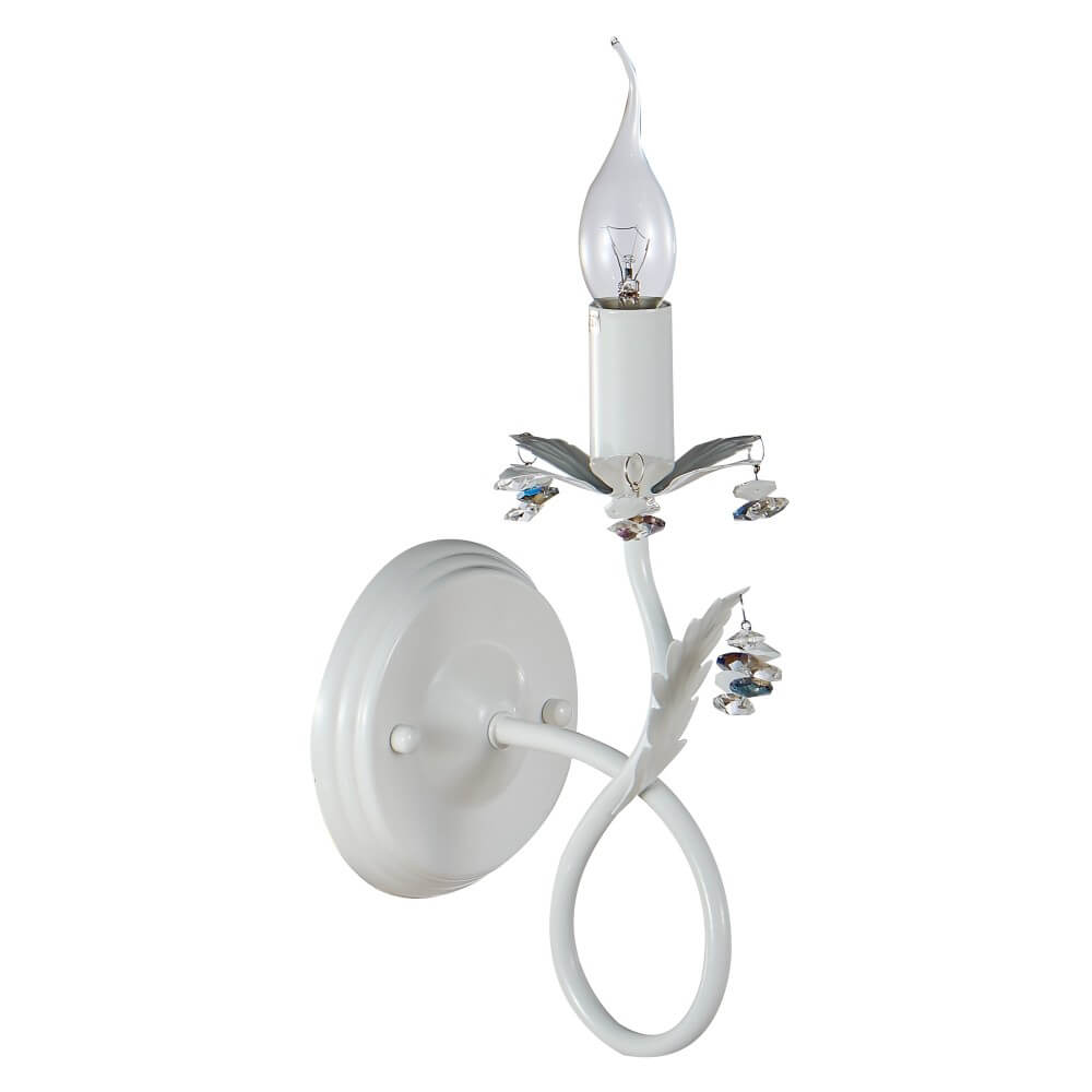 

Бра Crystal Lux, Белый, CRISTINA AP1 WHITE Cristina
