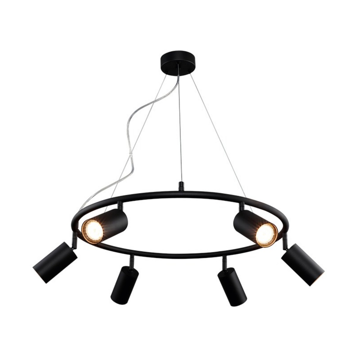 

Подвесная люстра Crystal Lux CLT 015C6 D600 BL, Черный, CLT 015C6 D600 BL CLT 015