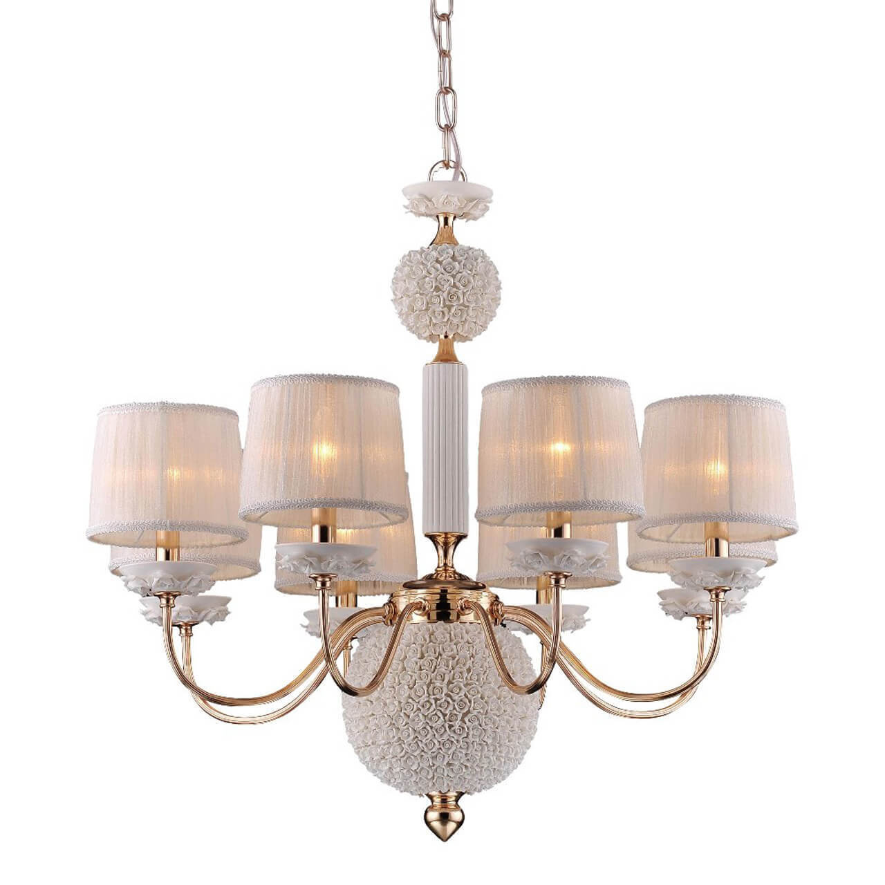 

Подвесная люстра Crystal Lux Adagio SP8, Белый, Adagio SP8 Adagio