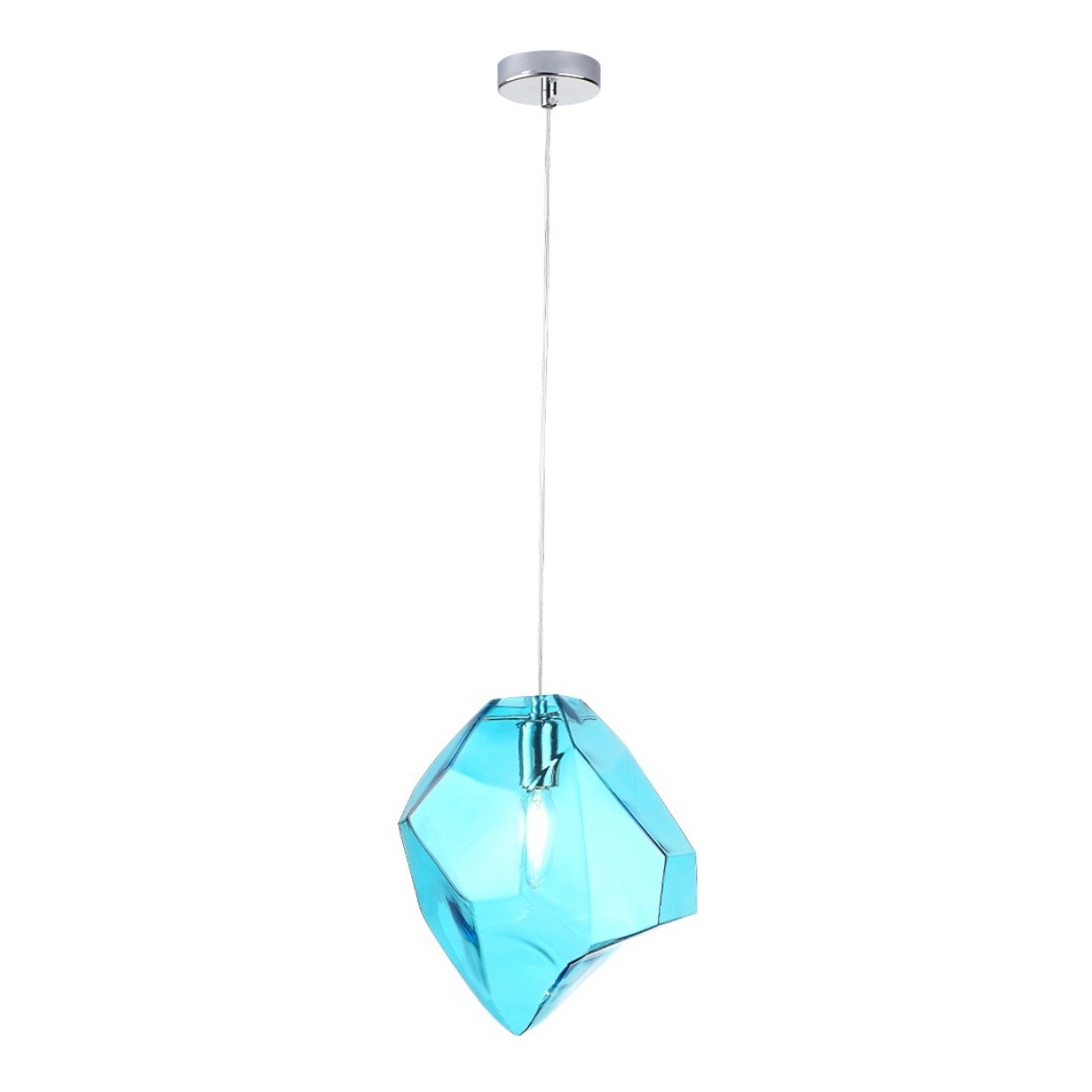 

Подвесной светильник Crystal Lux NUESTRO SP1 CHROME/BLUE, Синий, NUESTRO SP1 CHROME/BLUE NUESTRO