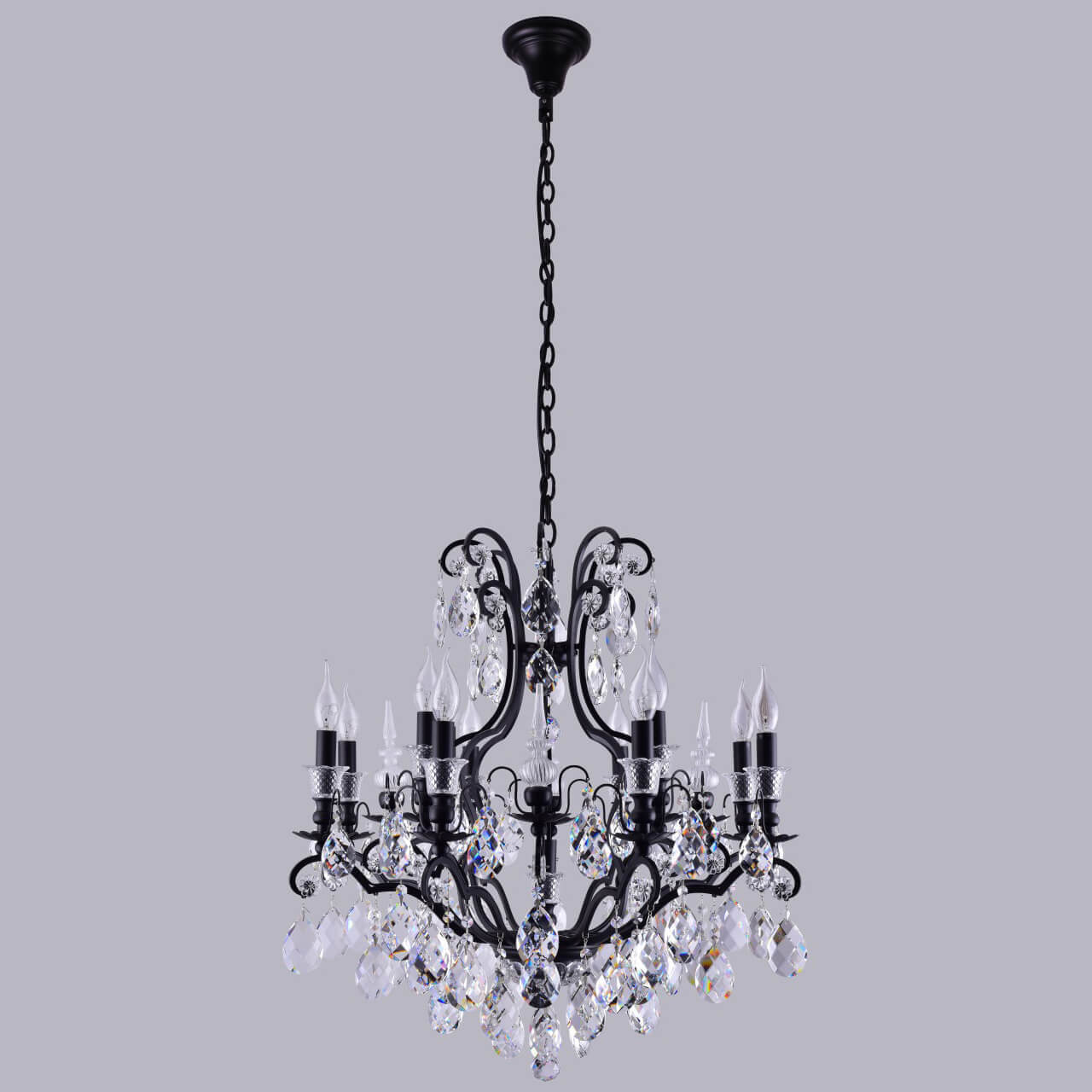 

Подвесная люстра Crystal Lux Magnifico SP13 Black/Transparent, Черный, Magnifico SP13 Black/Transparent Magnifico