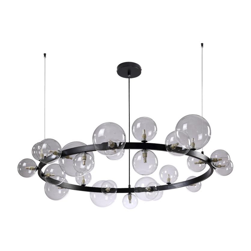 

Подвесная люстра Crystal Lux Agata SP24 V2 Black/Transparente, Черный, Agata SP24 V2 Black/Transparente Agata
