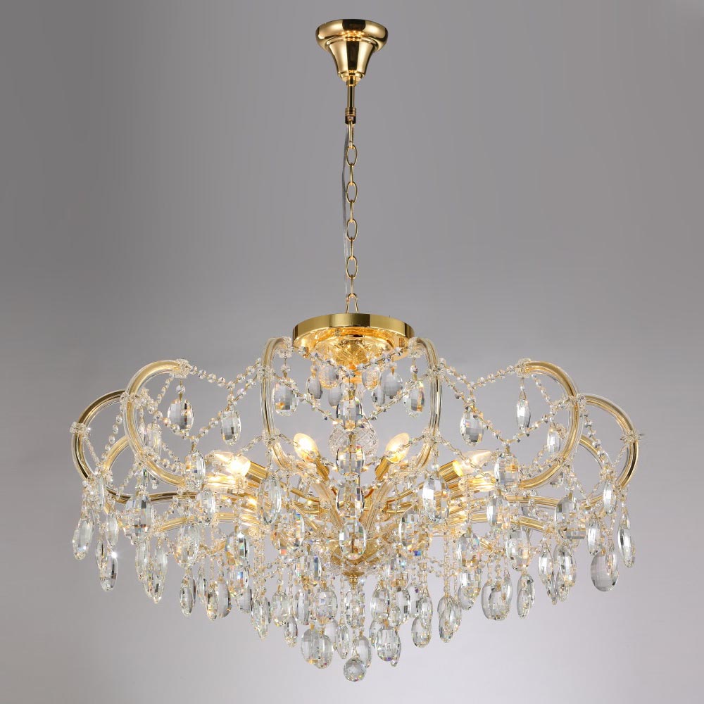 

Подвесная люстра Crystal Lux Hollywood SP-PL10 Gold D1000, Золотой, Hollywood SP-PL10 Gold D1000 Hollywood ()