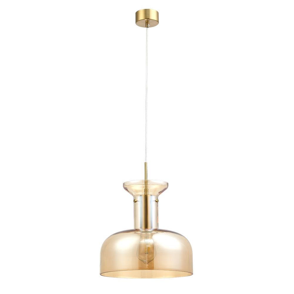 

Подвесной светильник Crystal Lux Consuela SP1 Brass, Янтарный, Consuela SP1 Brass Consuela