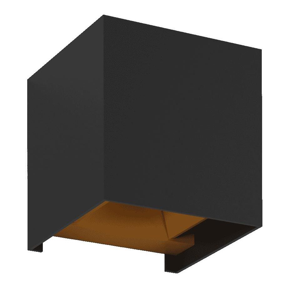 

Уличный настенный светодиодный светильник DesignLed JY Big-Kub LWA803L-BL-WW 004883, Черный, 004883 JY Big-Kub