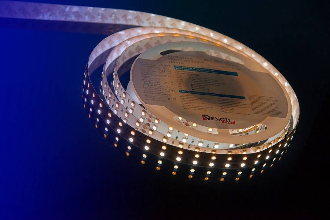 

Светодиодная влагозащищенная лента DesignLed 28,8W/m 120LED/m 5050SMD теплый/холодный белый 5M 000515, 000515 DSG5120