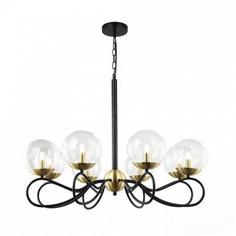 

Подвесная люстра Divinare Medison 2544/04 LM-8, Черный, 2544/04 LM-8 Medison