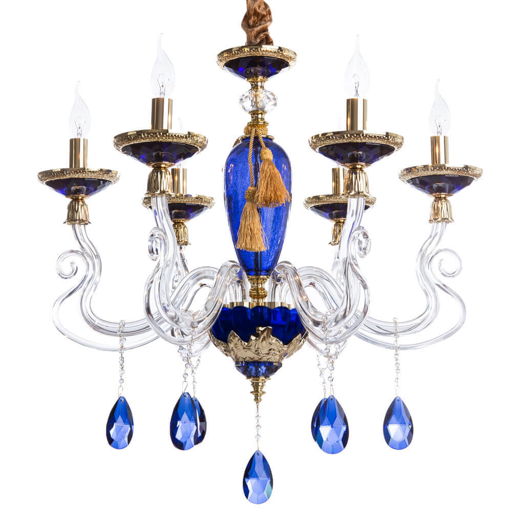 

Люстра Divinare, Синий, 5125/11 LM-6 Simona Blue