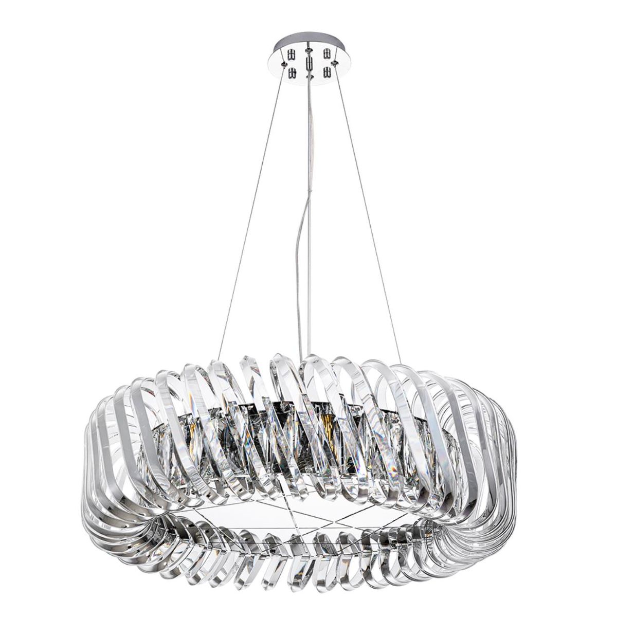 

Подвесная люстра Divinare Megan 7568/02 LM-12, Хром, 7568/02 LM-12 Megan