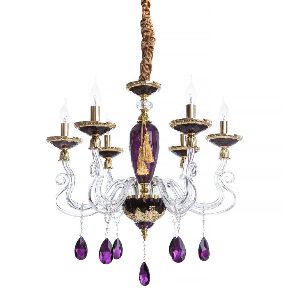 

Люстра Divinare, Фиолетовый, 5125/12 LM-6 Simona Purple