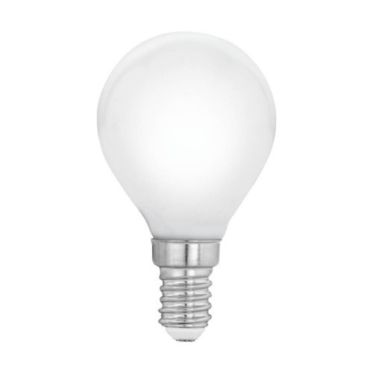 

Лампа светодиодная Eglo E14 4W 4000К опал 12566, Белый, 12566 LM_LED_E14