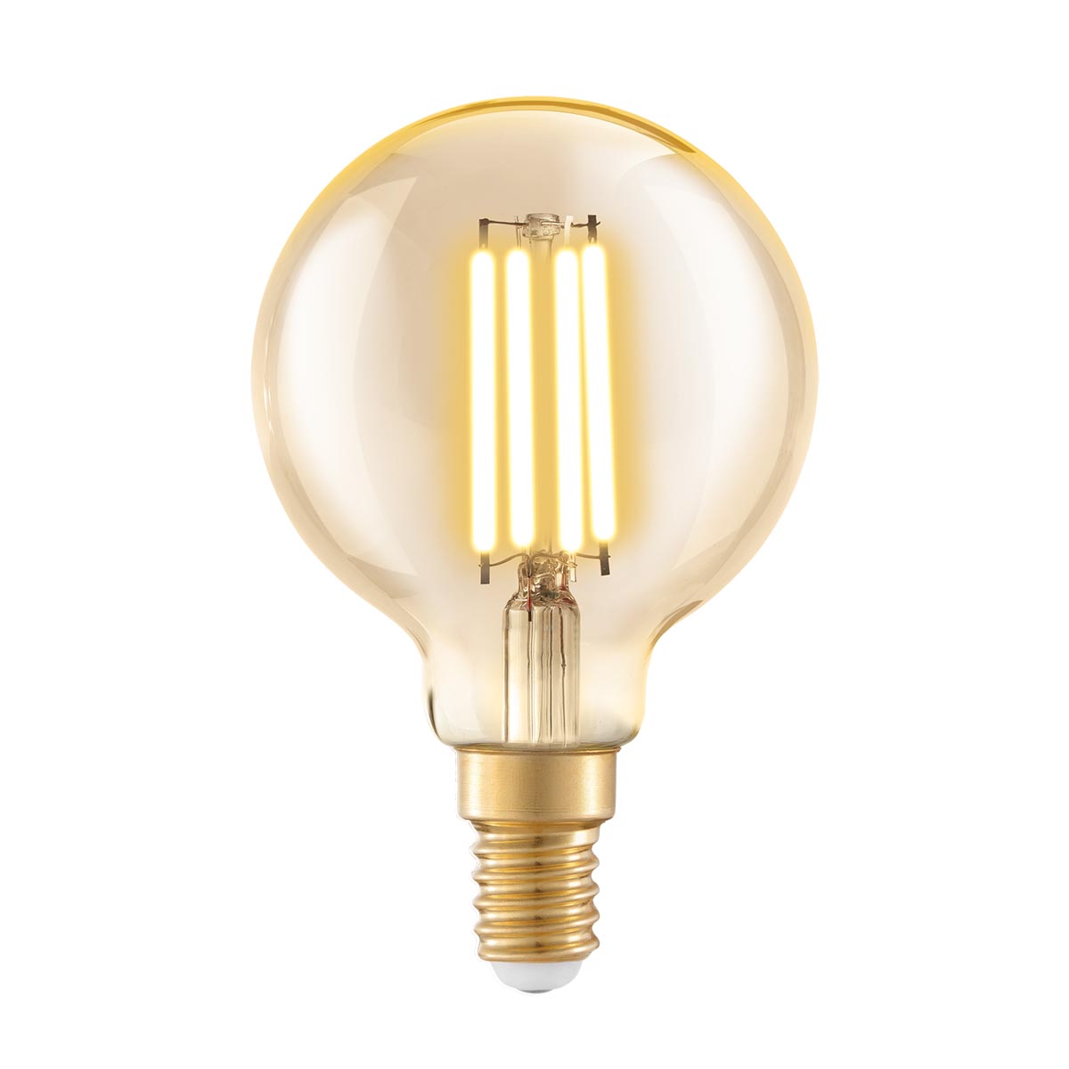 

Лампа светодиодная филаментная Eglo E14 4W 2200K янтарная 11782, Янтарный, 11782 LM_LED_E14